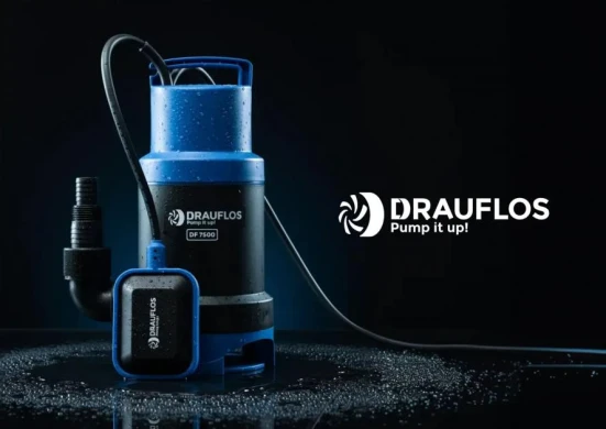 Конструкция дренажных насосов Drauflos усилена для тяжелых режимов работы